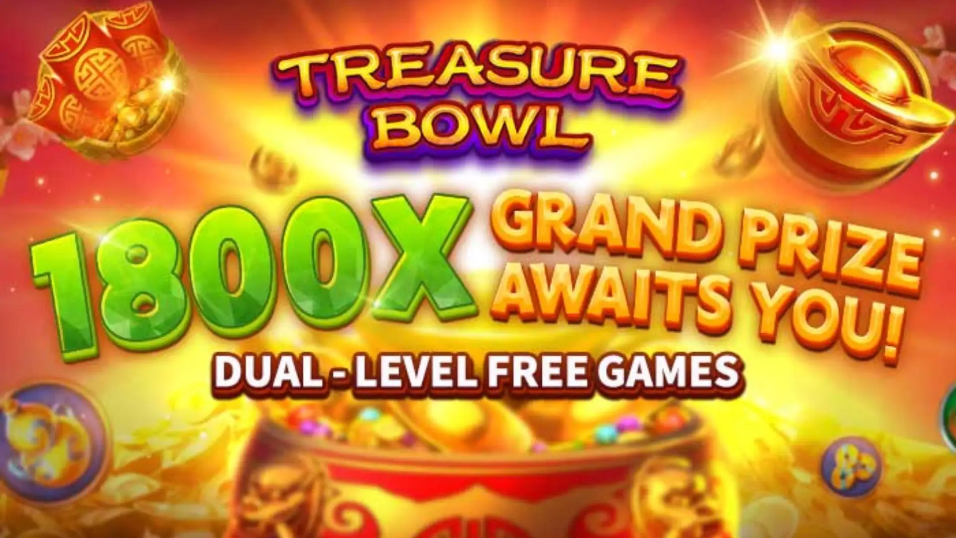 Multiplicadores Treasure Bowl menina777 - 7777x Máximo com Tigela Dourada